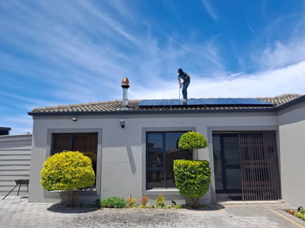 solar panel cleaning